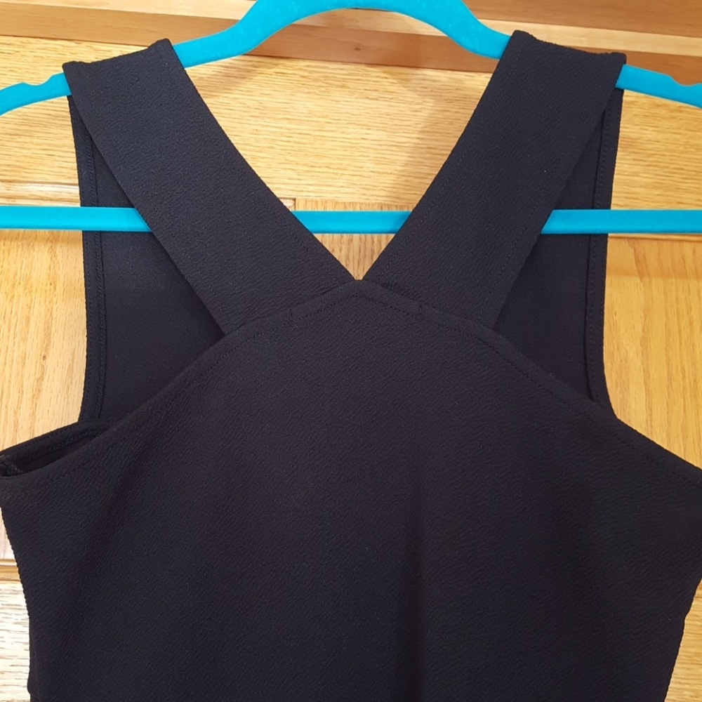 BOOHOO NIGHT BLACK STRETCH BODYCON DRESS - EUC - Picture 5 of 5